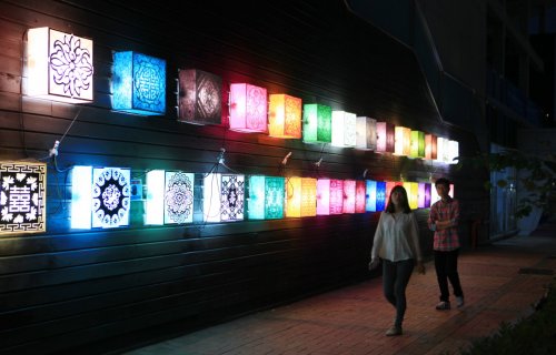 제17회 원주한지문화제 현장 사진(야간(1))